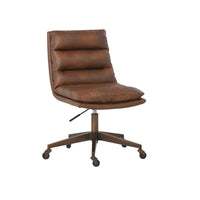 Stinson Cognac Desk Chair | Bone & Brass