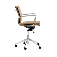 Morgan Tan Desk Chair - Chair Detail | Bone & Brass