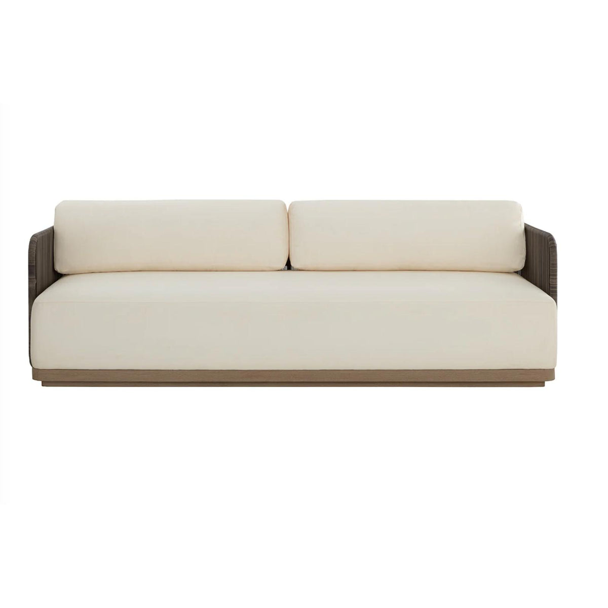 Ravenna Cream & Grey Rope Sofa - Outdoor Sofa Detail | Bone & Brass