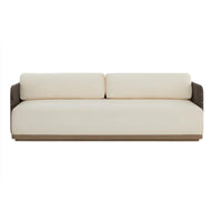 Ravenna Cream & Grey Rope Sofa - Outdoor Sofa Detail | Bone & Brass