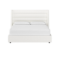 Emmit Merino Pearl Upholstered Bed