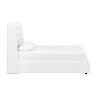 Emmit Merino Pearl Upholstered Bed