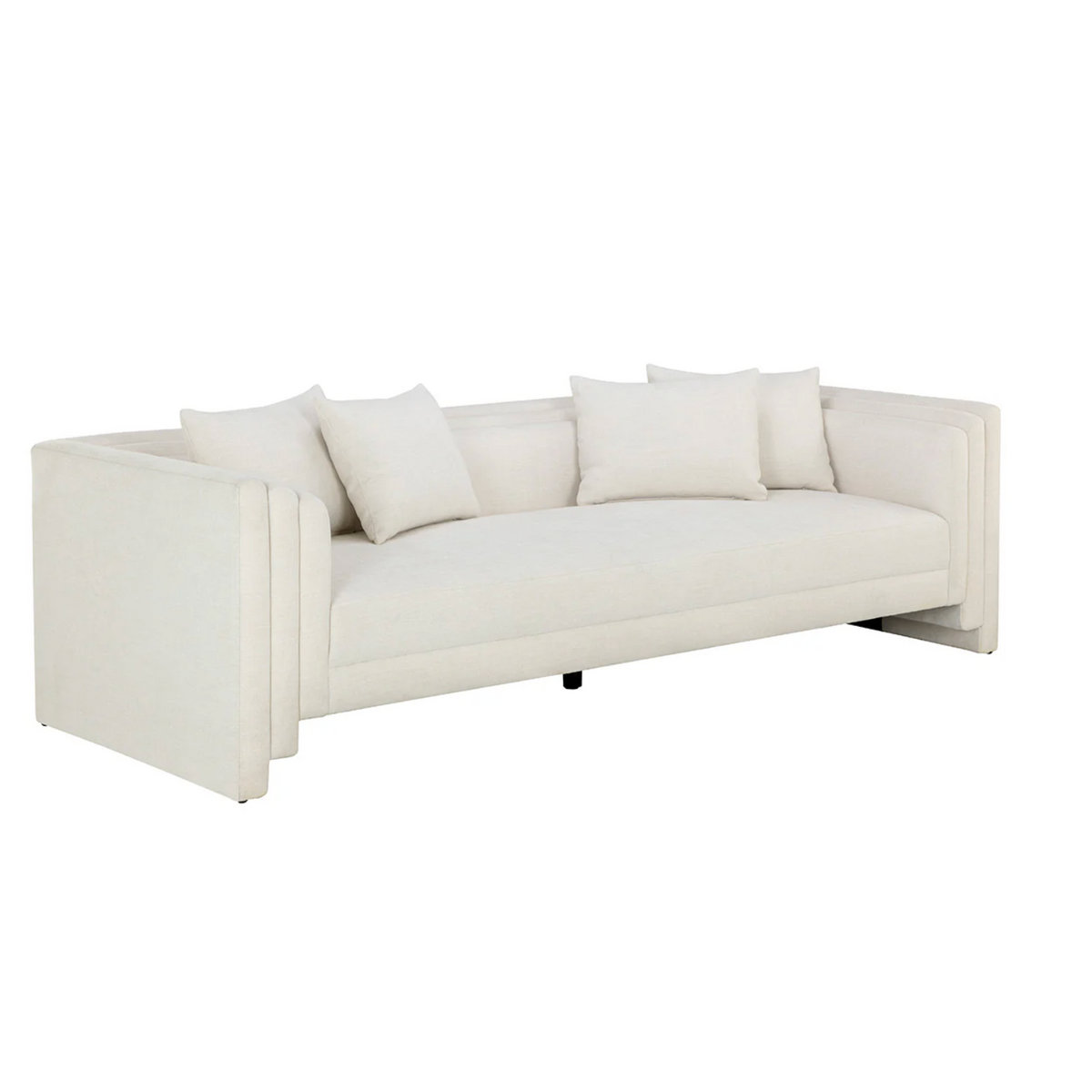 Kira Sofa - Heather Ivory Tweed