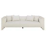 Kira Sofa - Heather Ivory Tweed