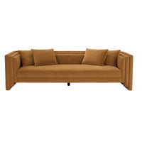 Kira Sofa - Meg Gold - Sofa Cushion Detail | Bone & Brass