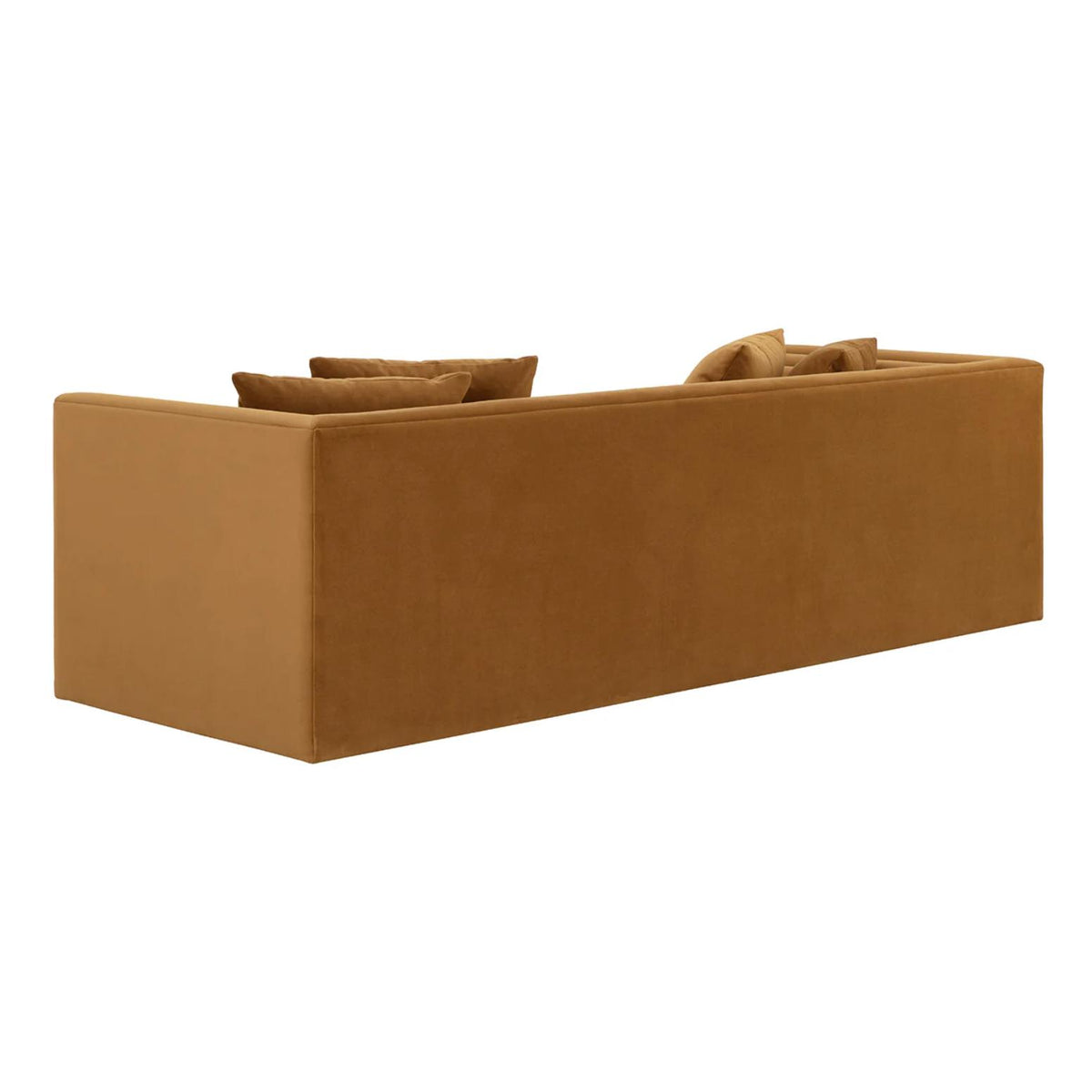 Kira Sofa - Meg Gold - Sofa Side View | Bone & Brass