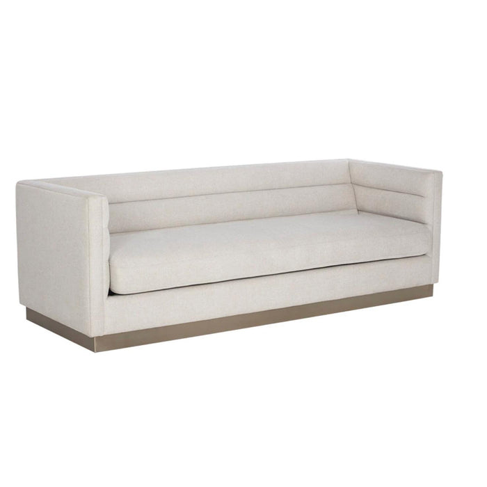 Talbot Sofa - Belfast Oatmeal | Bone & Brass