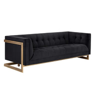 Ekon Sofa - Abbington Black | Bone & Brass
