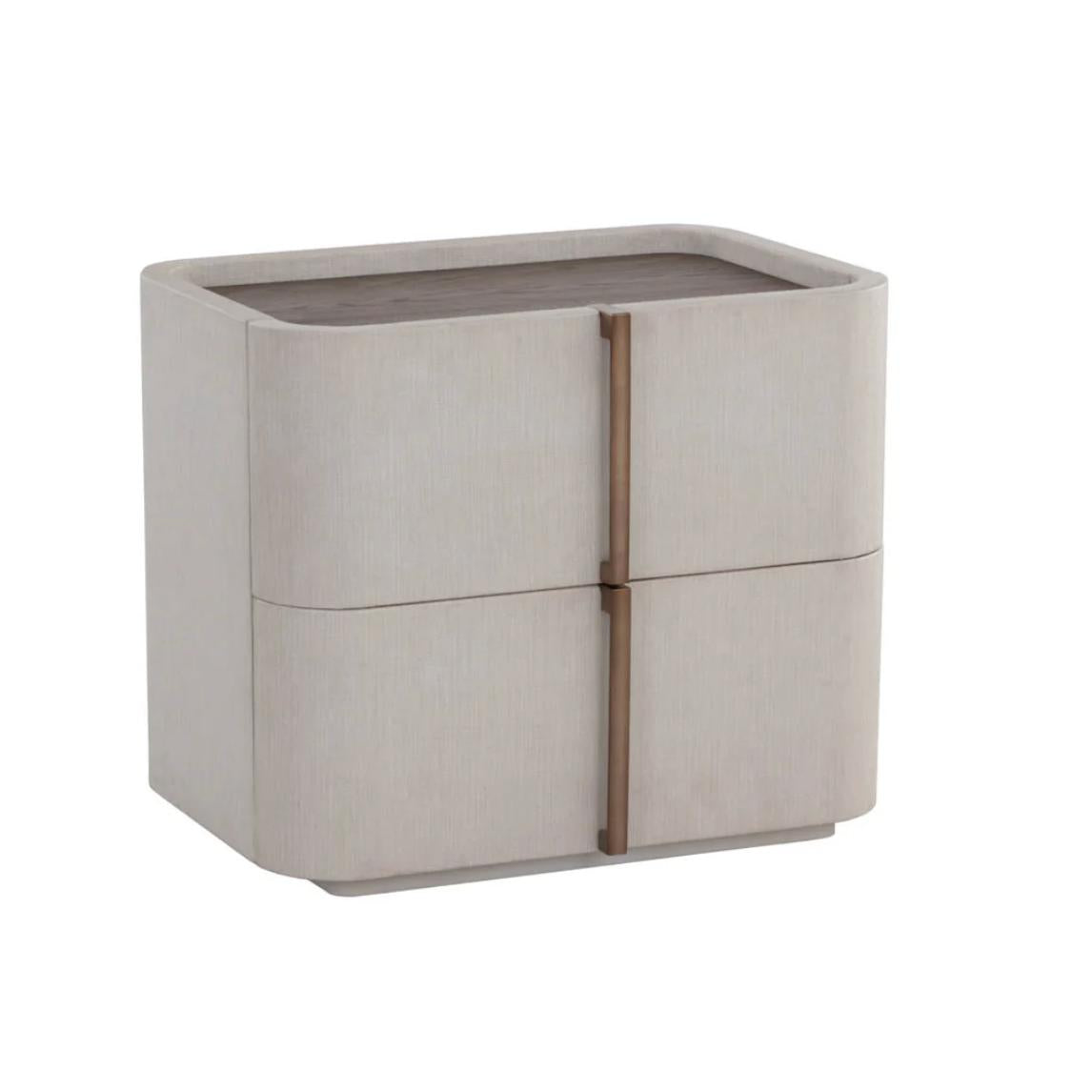 Jamille Cream Nightstand