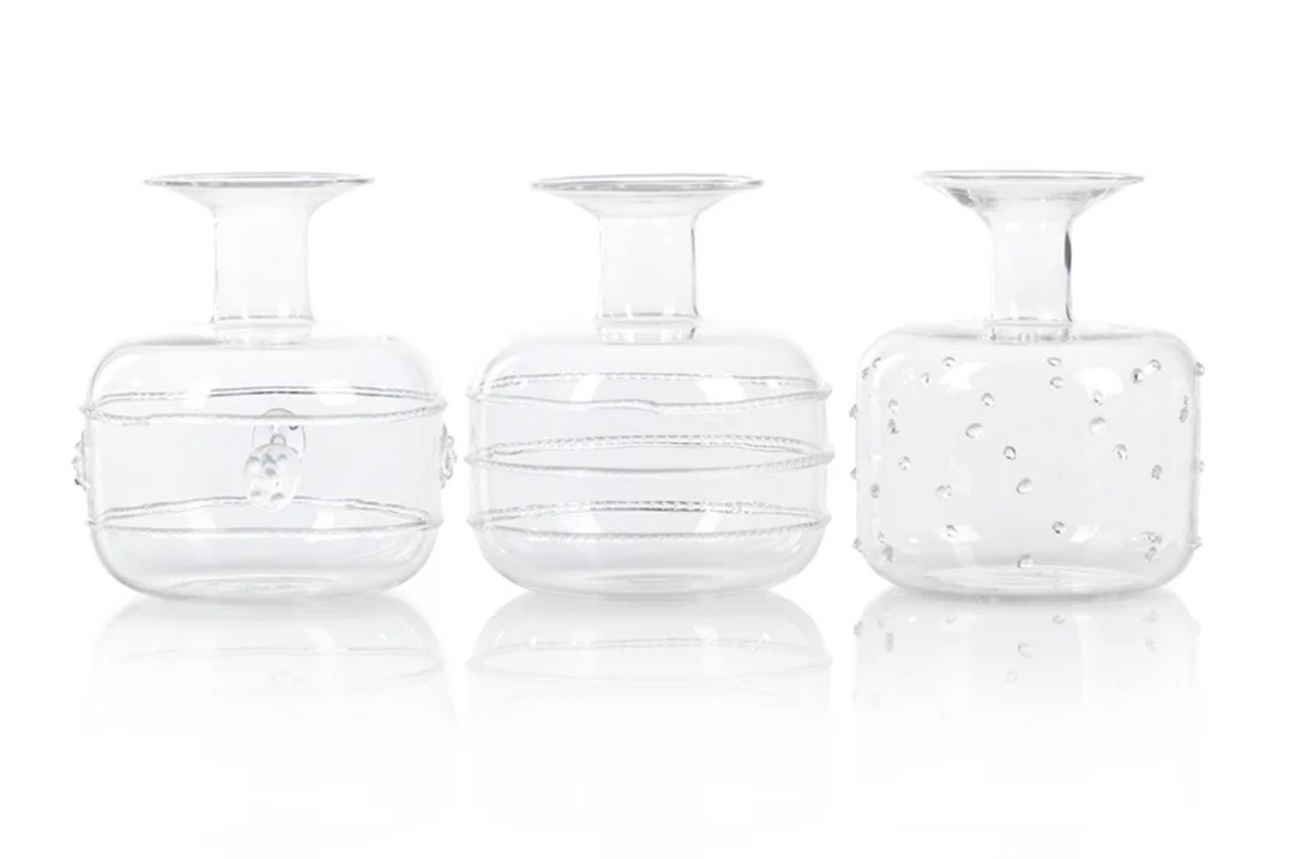 Unique Assorted Bud Vase Trio