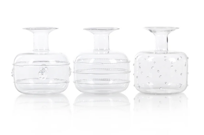 Unique Assorted Bud Vase Trio