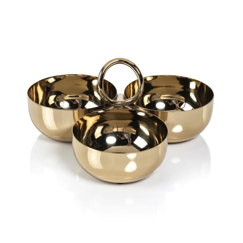 Aperitifs Gold Cocktail Condiment Bowl Set | Bone & Brass