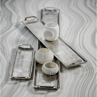 Kona Silver 26" Aluminum Decorative Tray