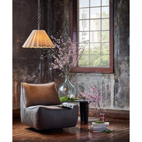 Allison Pendant Large - Polished Nickel - Pendant Detail | Bone & Brass