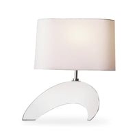 Wave Crystal Table Lamp | Bone & Brass