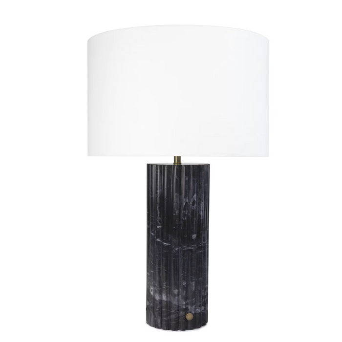 Tambour Marble Table Lamp