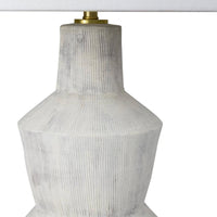 Rhonda Grey Ceramic Table Lamp - Lamp Detail | Bone & Brass