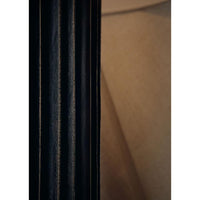 Zara Black Zinc Table Lamp - Lamp Base Detail | Bone & Brass