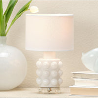 Seltzer Mini Table Lamp, Cobalt or White - Lamp Detail | Bone & Brass