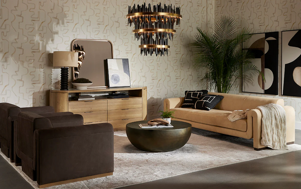 Icarus Black & Gold Chandelier - Small