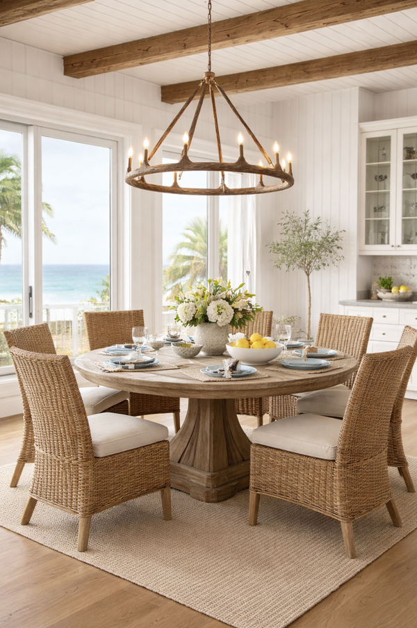 Wolfgang Hammered Brass Chandelier - Small