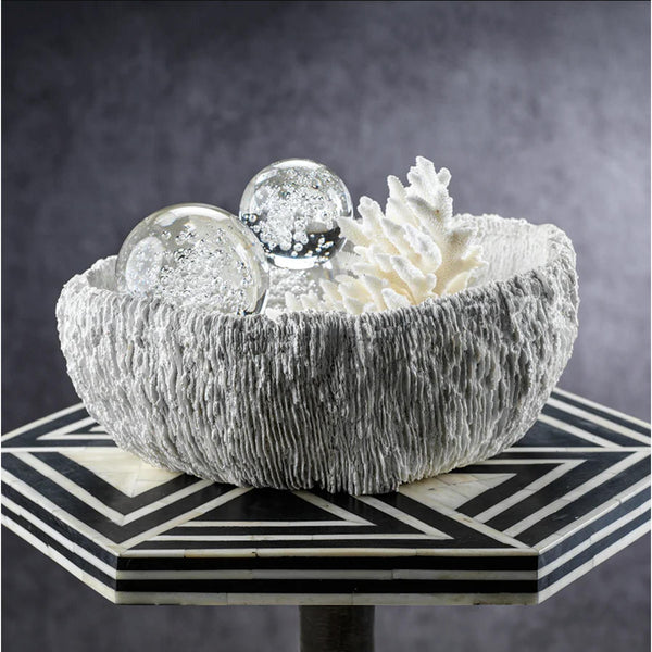 Seychelles Decorative Coral Bowl - Bowl Detail | Bone & Brass
