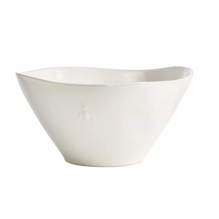 Bee Ceramic Serving Bowl, Ecru or Light Blue | Bone & Brass