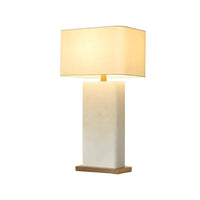Rovira Ivory Alabaster Table Lamp | Bone & Brass