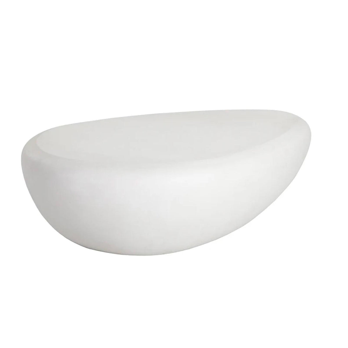 Corvo Coffee Table - Large - White | Bone & Brass