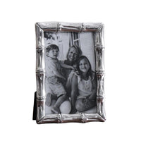 Giftables Silver Bamboo 4 x 6 Picture Frame | Bone & Brass