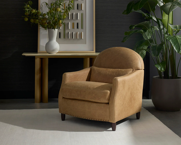 Astara Antique Brass & Cream Marble Console Table