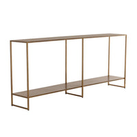 Eiffel Antique Brass Console Table | Bone & Brass
