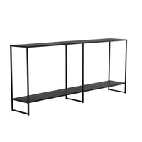 Eiffel Black Metal Console Table | Bone & Brass