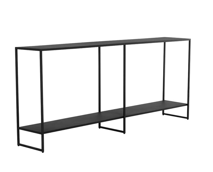 Eiffel Black Metal Console Table