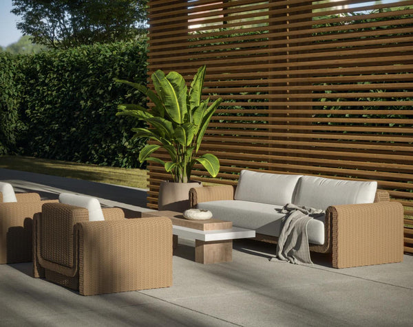 Herriot Concrete Two-Toned Coffee Table