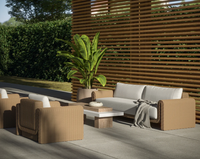 Herriot Concrete Two-Toned Coffee Table