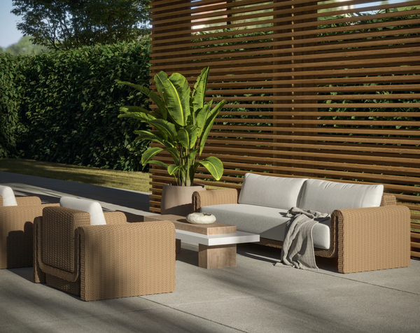 Herriot Concrete Two-Toned Coffee Table