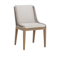 Sorrento Grey Woven Dining Chair | Bone & Brass