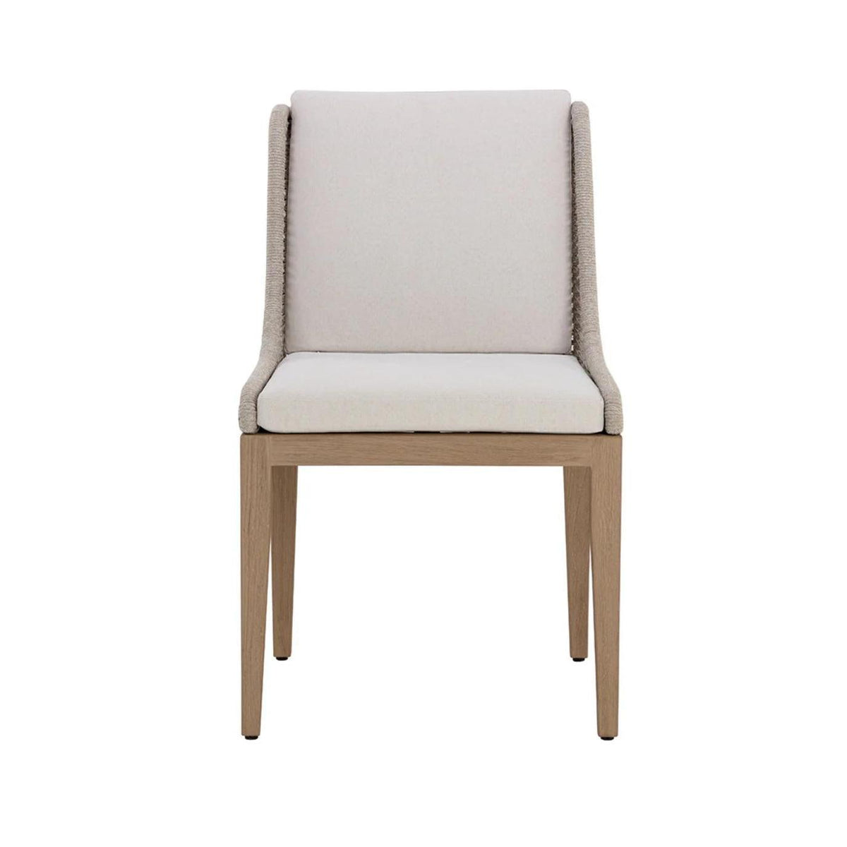 Sorrento Grey Woven Dining Chair - Outdoor Chair View | Bone & Brass