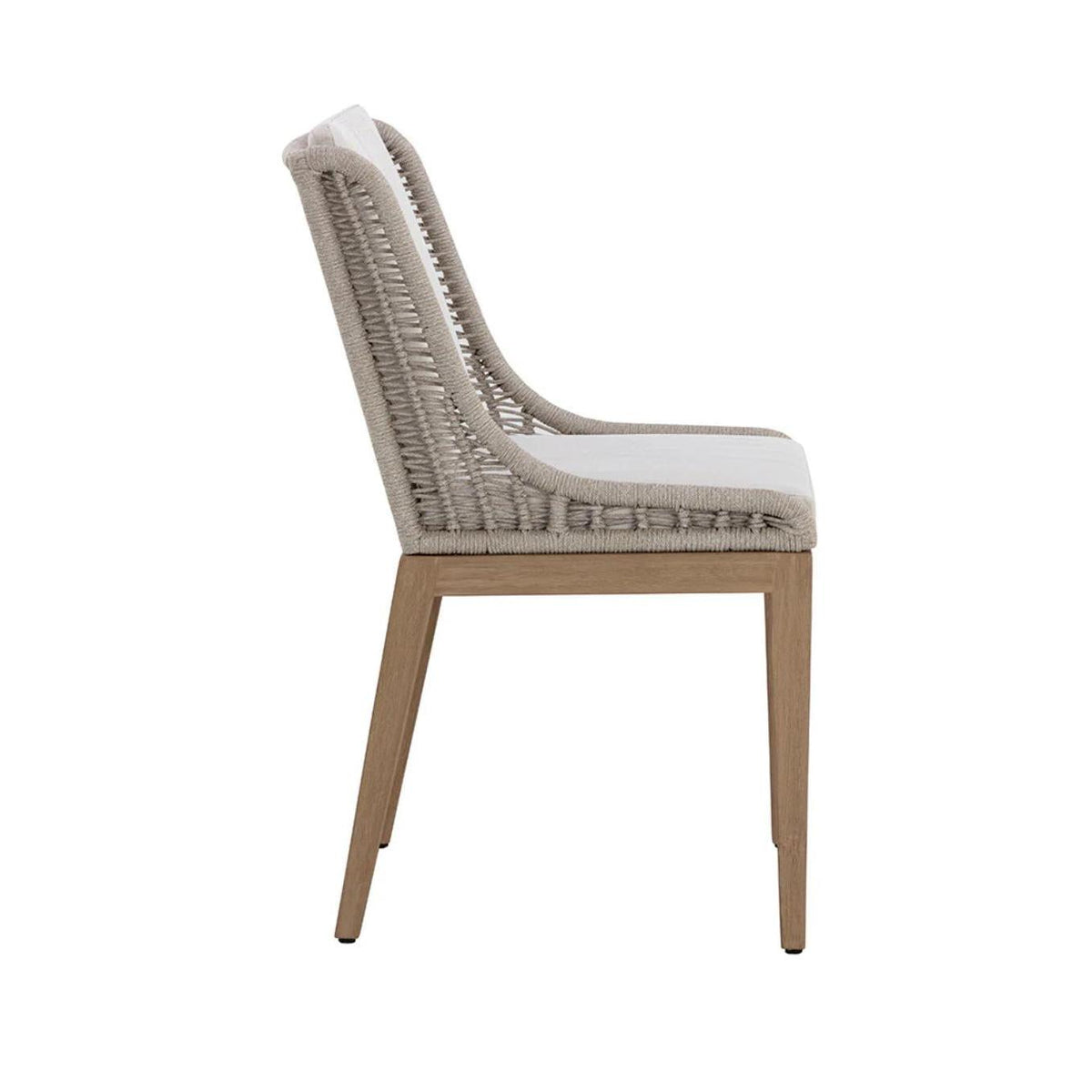 Sorrento Grey Woven Dining Chair - Outdoor Chair View | Bone & Brass