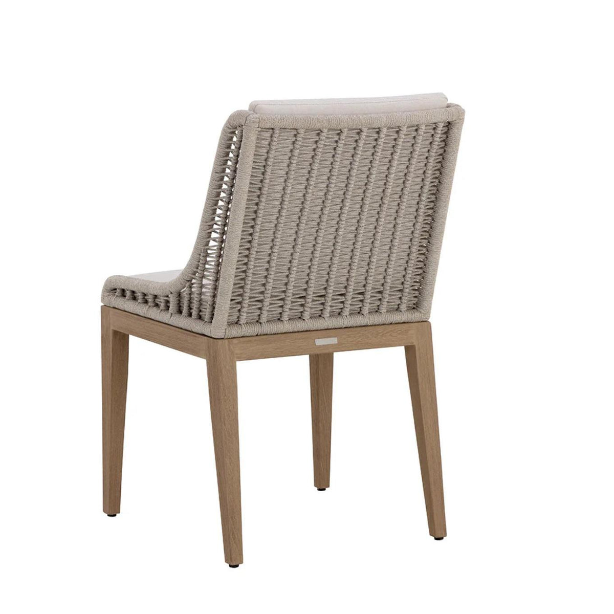 Sorrento Grey Woven Dining Chair - Outdoor Chair Detail | Bone & Brass