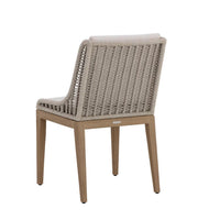 Sorrento Grey Woven Dining Chair - Outdoor Chair Detail | Bone & Brass
