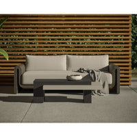 Herriot Dark Brown & Grey Concrete Coffee Table