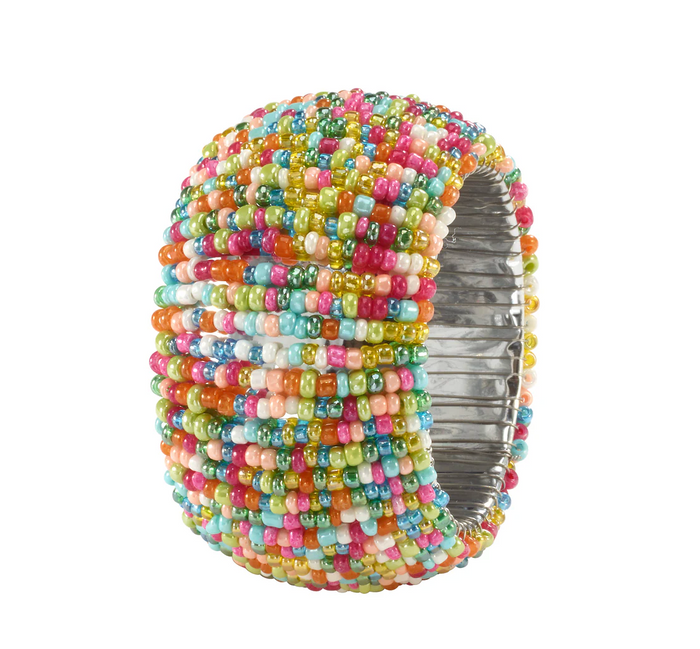 Candy Sprinkles Beaded Colorful Napkin Ring