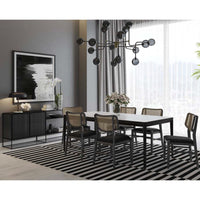 Deimos Smoke Grey Glass & Brass Chandelier - Chandelier Detail | Bone & Brass