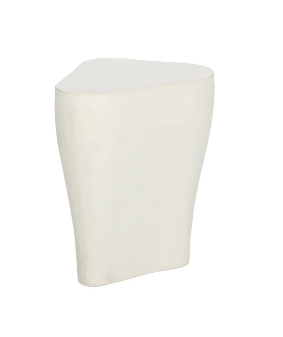Dali Small White Concrete Side Table