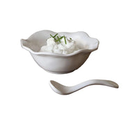 White Havana Mini Bowl with Serving Spoon