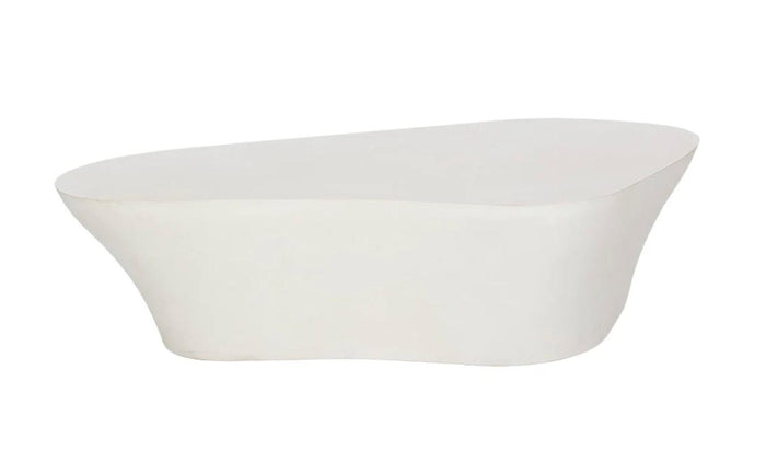 Dali White Concrete Coffee Table