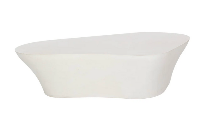 Dali White Concrete Coffee Table