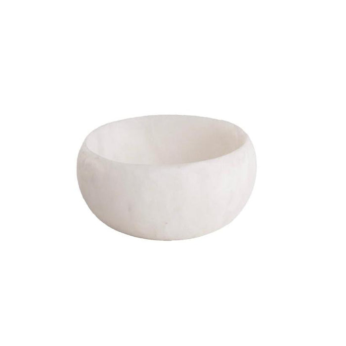 Resin Ivory Sorbet Mini Round Bowl | Bone & Brass